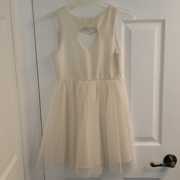 Pinky Girls Tulle Dress / Heart Cutout Back - Picture 2 of 4
